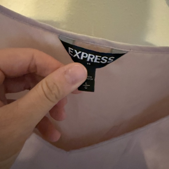 Express Tops - Express Light Pink Top